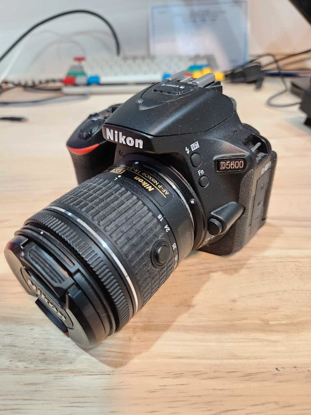 Nikon D5600 w/18-55mm 1:3.5-5.6 lens in Cameras & Camcorders in Leamington