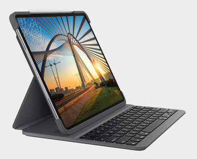 NEW - Logitech Slim Folio Pro for iPad Pro 12.9 3rd and 4th gen, View more