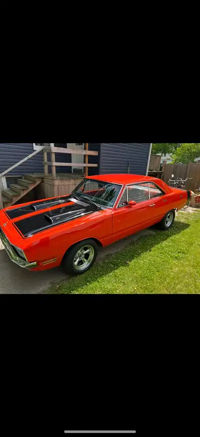 1970 dodge dart. 360 strong engine, 727 , 3 speed hurst pistol quarter stick shifter, shift kit,alum...