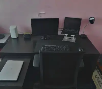 Office/Study Table & Chair + FREE Footrest, View more
