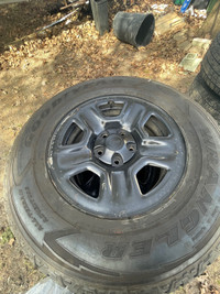 Jeep Wrangler OEM Mopar Rims & All Season Tires 245/75/17