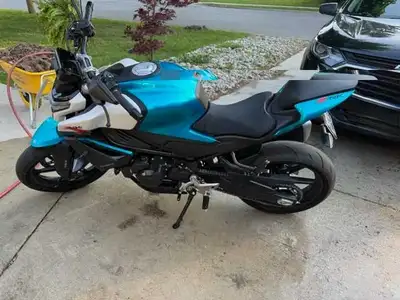 I have a 2024 cf moto 450nk with around 460km. It comes with a 5 year powertrain warranty, there wil...
