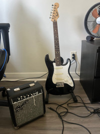 Guitar and amp