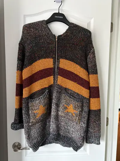 KNIT SWEATER AND SPRING COAT, View more