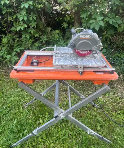 RIDGID R4031 7” Wet Tile Saw – Excellent Condition, View more