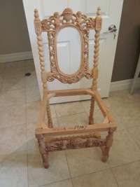 Italian Wood Chair Frame For Sale