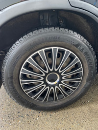 Winter tires 225/65 R17 on Steel Rims plus Wheels Cover