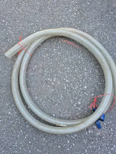 Kuritec 1 1/4" clear braid pvc hose, View more