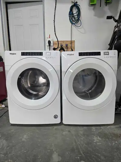 whirlpool washer and dryer (stackable), View more