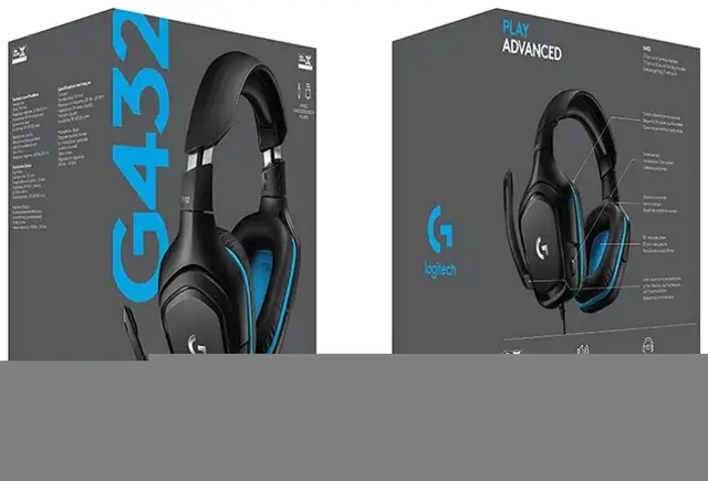 Logitech G432 DTS:X 7.1 Surround Sound Wired PC Gaming Headset in Speakers, Headsets & Mics in Burnaby/New Westminster - Image 6