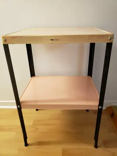 Vintage metal cart, View more