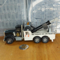 Majorette Kenworth Police Highway Patrol Wrecker/Tow Truck