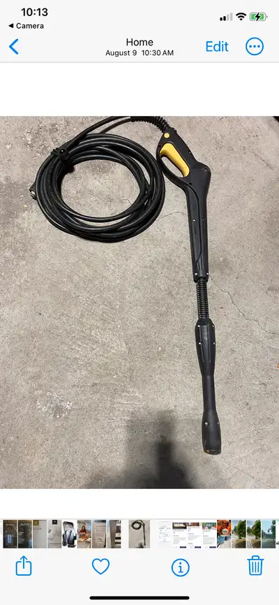 Karcher Power Sprayer and Hose, View more