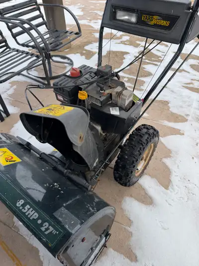 Yard Works 8.5HP 27” Snowblower – Great for Parts or Repair, View more