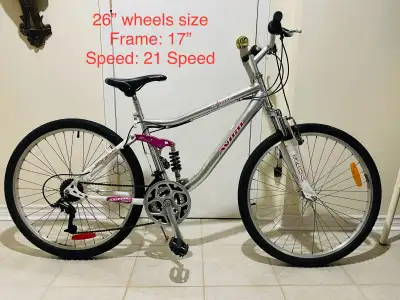26” Mountain bike dual suspension Avigo, View more