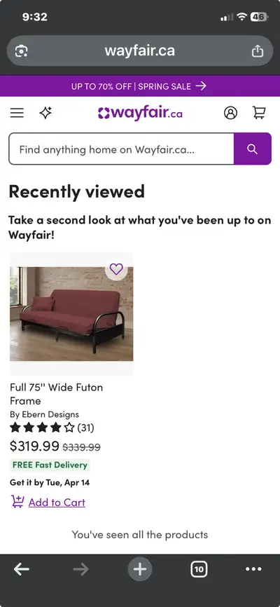 Futon For Sale, View more