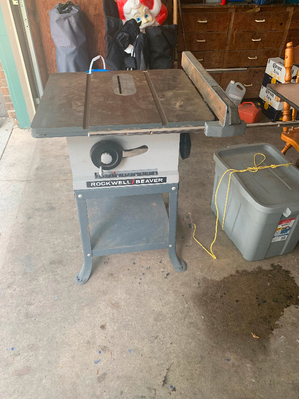 Rockwell Beaver Table Saw Power Tools Winnipeg Kijiji