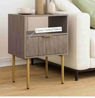 Modern Nightstand with Drawer, View more