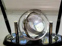 Desktop Crystal Globe Pen Set
