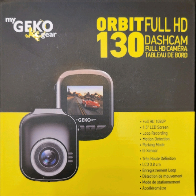 My GEKO Gear Orbit Full HD 130 Dash Cam-120 Degree Wide View Ang in Other in City of Toronto - Image 4