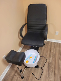 Pedicure chair & foot spa