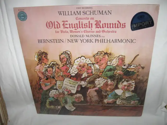 William Schuman - Concerto On Old English Rounds - New & sealed in CDs, DVDs & Blu-ray in City of Halifax - Image 2