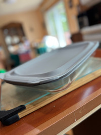 Pyrex-ware Oven Safe Glass Pan 