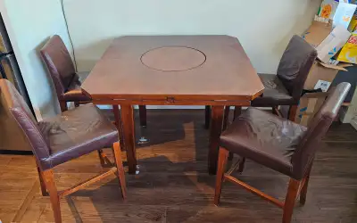 Dining set table solid wood, View more