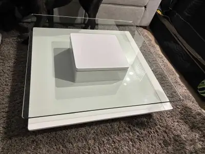 Glass coffee table , View more