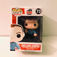 Funko Pop Big Bang Theory Sheldon Cooper In Star Trek Uniform 73