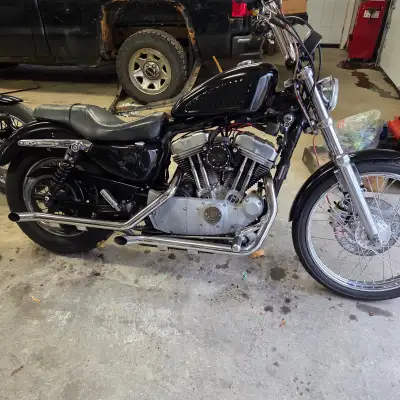 2005 Harley Davidson Sportster 883. Don't let the engine size fool you, it pulls well. 11887 miles....