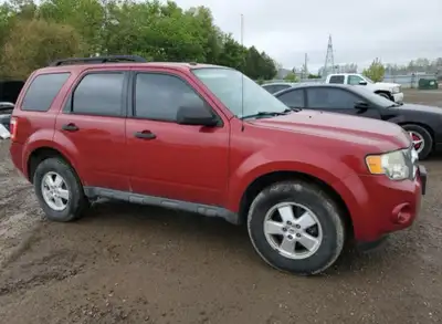 2010 Ford Escape XLT with 159,xxxkm, red on cloth interior, 2.5 litre 4 cylinder gas engine, clean t...