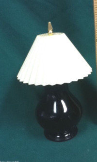 Vintage Avon Blue Mini Lamp