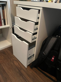 White drawer cabinet