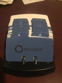Rolodex     fichier  portatif