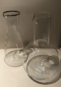 Glass Vase/Flask (2) **NEW**
