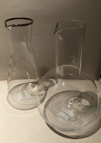 Glass Vase/Flask (2) **NEW**, View more