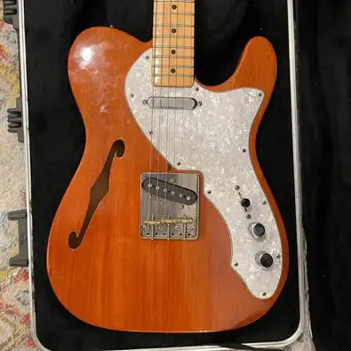 For sale is my Fender Classic Series ’69 Telecaster Thinline, made in Mexico in 2008–2009 (serial MZ...