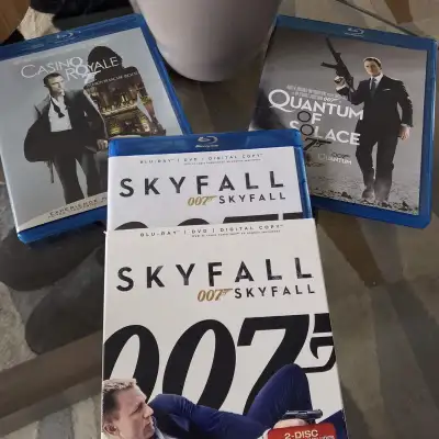 3 x 007 Blu~rays, View more