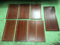 Solid wood cabinet doors