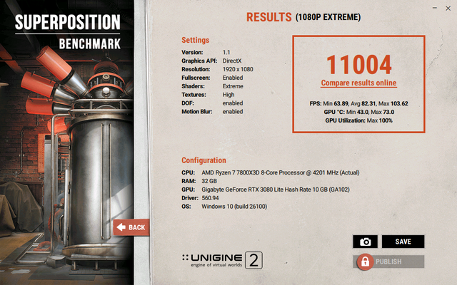 Gigabyte RTX 3080 Gaming OC 10GB | Clean & Fully Tested in System Components in City of Montréal - Image 7