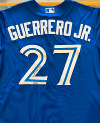 Nike Youth Replica Toronto Blue Jays Vladimir Guerrero Jr #27 Cool Base  White Jersey