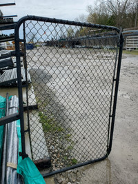 5ft High Black Chainlink Gate - USED