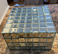 American Atelier Mirror Jewelry Box with Tiles
