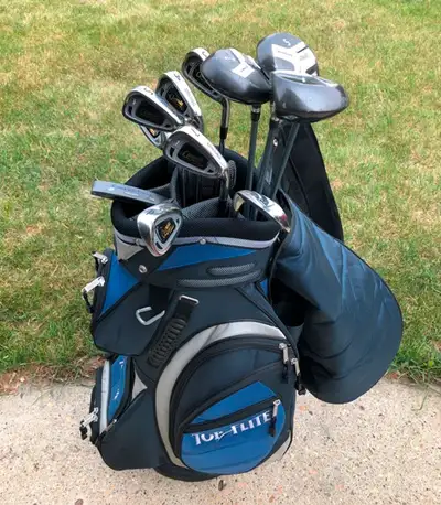Spalding set of mens golf clubs / Bag, View more