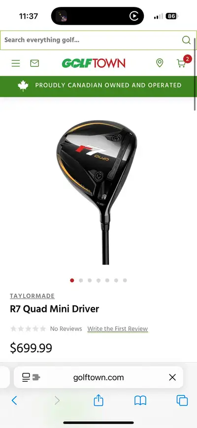Taylormade r7 mini driver 11.5, View more