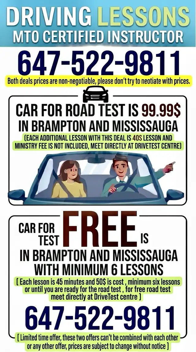 MTO Certified Driving Lessons565620522164561924