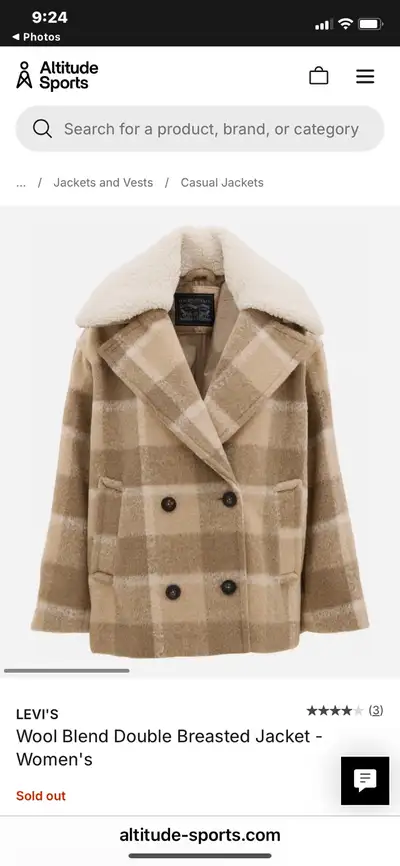 Levi’s woman’s coat, View more
