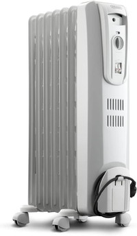 De'Longhi Oil-Filled Radiator Space Heater, Full Room Quiet 1500