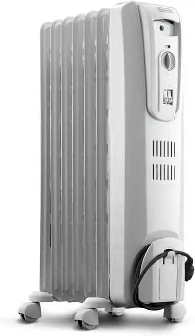 De'Longhi Oil-Filled Radiator Space Heater, Full Room Quiet 1500, View more